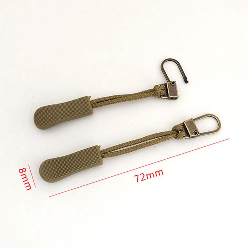 2 vnt. Užtrauktuko traukimo žymos ištraukiklio galo fiksatorius Užtrauktuko laido spaustukas Nulaužta sagtis, skirta drabužių siuvimui Kelioninės kuprinės priedai