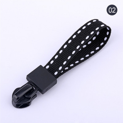 10 vnt. 5# pynimo virvės užtrauktuko traukimo galas, tinkamas virvės žymekliui, sagties fiksatorius, užtrauktuko laido krepšys, lagaminas, palapinė, kuprinė, užtrauktuko galvutė