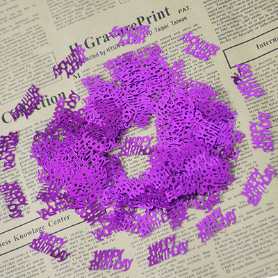 15 g Daudz laimes dzimšanas dienā Sieviešu dāmu apkaisa metāla konfeti Vecie vīrieši 70 gadus veci ciparu galda izkaisītie dekori