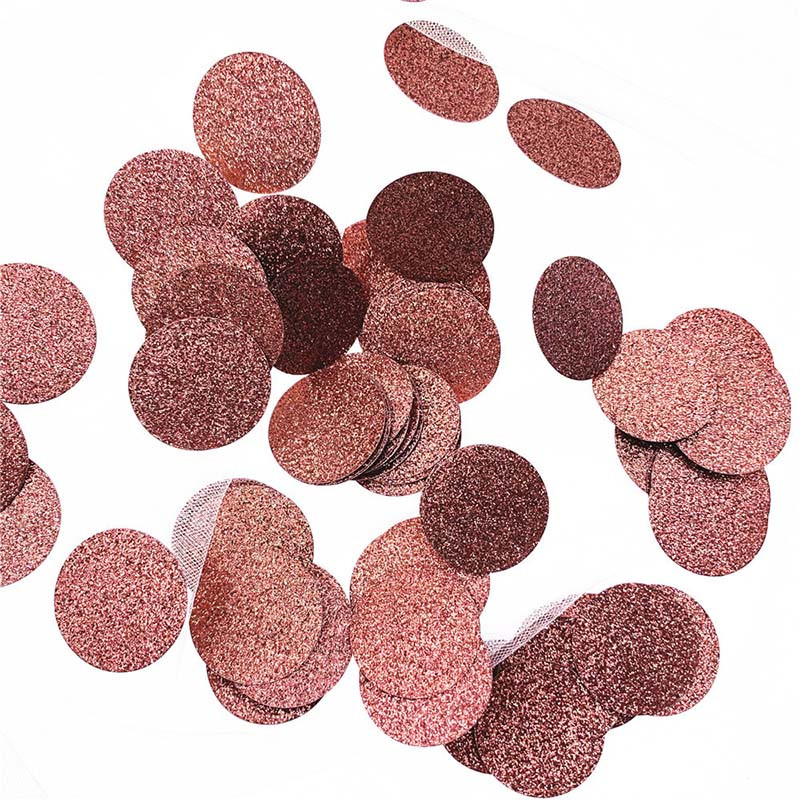 100 gab. 3cm rozā zelta sirds zvaigznes formas galds konfeti kāzu mirdzošs papīrs konfeti dāvanu kastītes pildviela dzimšanas dienas svinību piederumi