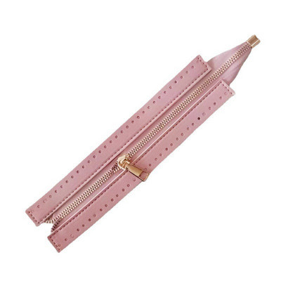 24 cm pritaikytas „pasidaryk pats“ užtrauktukas austam krepšiui Aparatinė įranga PU odos užtrauktuko priedai, skirti drabužiams, batams, austi krepšio siuvimo priedai