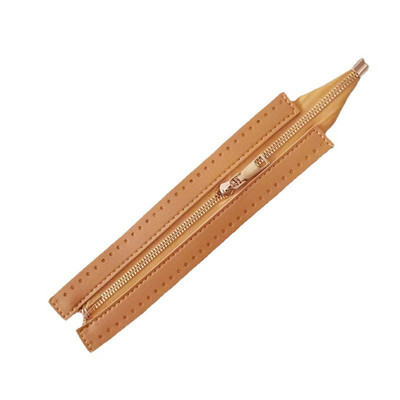 24 cm pritaikytas „pasidaryk pats“ užtrauktukas austam krepšiui Aparatinė įranga PU odos užtrauktuko priedai, skirti drabužiams, batams, austi krepšio siuvimo priedai