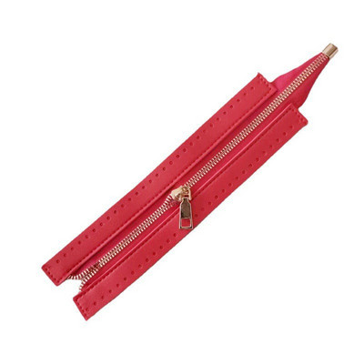 24 cm pritaikytas „pasidaryk pats“ užtrauktukas austam krepšiui Aparatinė įranga PU odos užtrauktuko priedai, skirti drabužiams, batams, austi krepšio siuvimo priedai