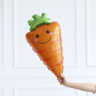 1 бр. Плодове Зеленчуци Балони с хелиево фолио Портокал Ананас Ягода Грозде Царевица Морков Банан Балон Декорация за рожден ден