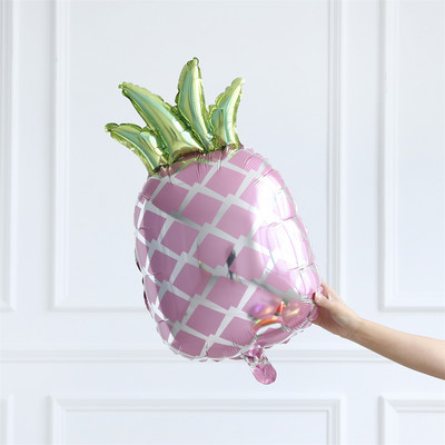 1 бр. Плодове Зеленчуци Балони с хелиево фолио Портокал Ананас Ягода Грозде Царевица Морков Банан Балон Декорация за рожден ден