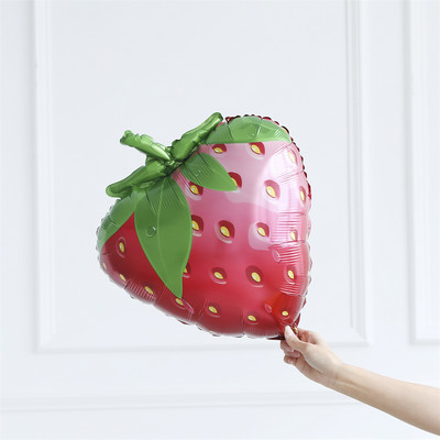 1 бр. Плодове Зеленчуци Балони с хелиево фолио Портокал Ананас Ягода Грозде Царевица Морков Банан Балон Декорация за рожден ден