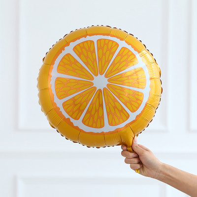 1 бр. Плодове Зеленчуци Балони с хелиево фолио Портокал Ананас Ягода Грозде Царевица Морков Банан Балон Декорация за рожден ден