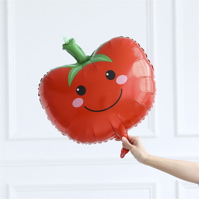1 бр. Плодове Зеленчуци Балони с хелиево фолио Портокал Ананас Ягода Грозде Царевица Морков Банан Балон Декорация за рожден ден