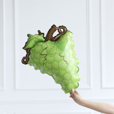 1 бр. Плодове Зеленчуци Балони с хелиево фолио Портокал Ананас Ягода Грозде Царевица Морков Банан Балон Декорация за рожден ден