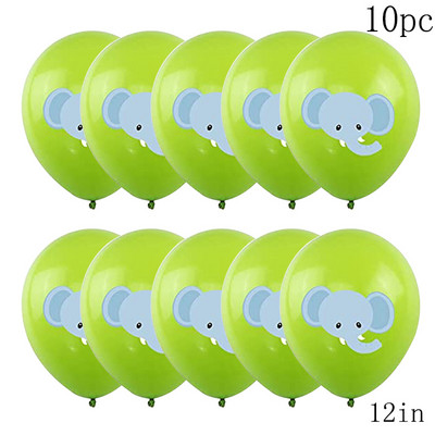 Džungļu safari Dzīvnieku tēma Orangutāns Dzenis Reklāmkarogs Tropu Augs Bruņurupuča Lapu Reklāmkarogs Daudz laimes Havaju salu dzimšanas dienas ballīšu dekori