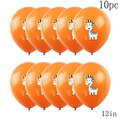 Džungļu safari Dzīvnieku tēma Orangutāns Dzenis Reklāmkarogs Tropu Augs Bruņurupuča Lapu Reklāmkarogs Daudz laimes Havaju salu dzimšanas dienas ballīšu dekori