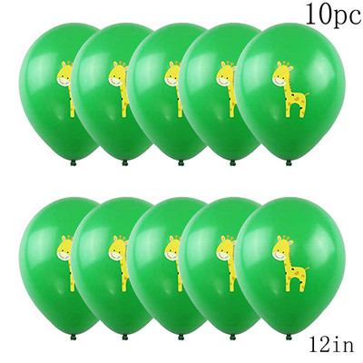 Džungļu safari Dzīvnieku tēma Orangutāns Dzenis Reklāmkarogs Tropu Augs Bruņurupuča Lapu Reklāmkarogs Daudz laimes Havaju salu dzimšanas dienas ballīšu dekori