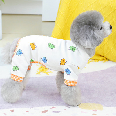 Suņu kombinezons pidžamas suņiem kaķiem Jaukas mājdzīvnieku drēbes suņiem naktsveļa kucēns mājas apģērbs suņu apģērbs čivava Jorkas pūdelim
