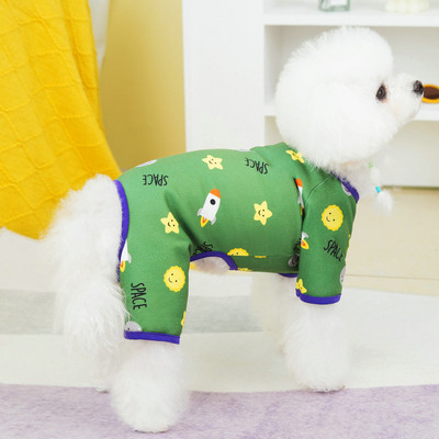 Suņu kombinezons pidžamas suņiem kaķiem Jaukas mājdzīvnieku drēbes suņiem naktsveļa kucēns mājas apģērbs suņu apģērbs čivava Jorkas pūdelim