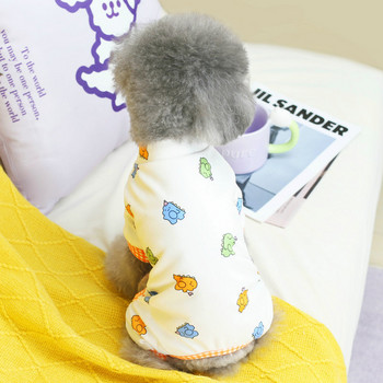 Ρούχα για κατοικίδια για σκύλους φόρμες πιτζάμες για μικρά σκυλιά Γάτες Χαριτωμένα νυχτικά κουτάβια σπίτια Ρούχα σκυλιών για Chihuahua Yorkie Poodle