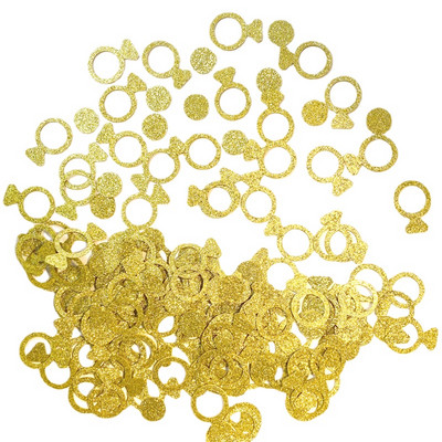 100db Rose Gold Crown Csillogó Konfetti Születésnapi Leánybúcsú Konfetti Esküvői Party Asztal Scatter Decor Barkácskellékek