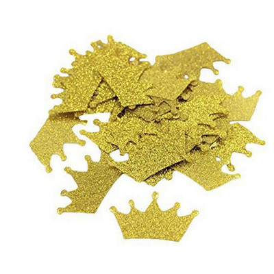 100db Rose Gold Crown Csillogó Konfetti Születésnapi Leánybúcsú Konfetti Esküvői Party Asztal Scatter Decor Barkácskellékek