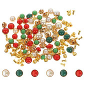 60 τμχ Phnom Penh Fake Pearl Studs Πριτσίνια Μαργαριτάρια Κουμπιά Ρούχα Μάρμαρο νυφικό πέπλο Διακοσμητικές χάντρες προσομοίωσης Faux