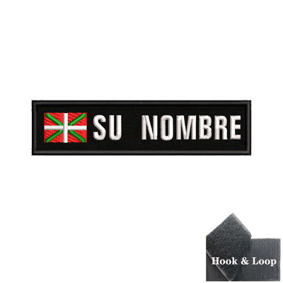 1 gab. 10 cm X 2,5 cm pielāgota nosaukuma karoga plāksteris Svītras nozīmīte gludināma vai āķa cilpa Andalūzija Ekstremadūra Kanāriju salas Spānija Galisija