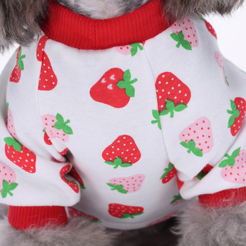 Πιτζάμες από βαμβακερό σκύλο Κινούμενα σχέδια για κουτάβια με τέσσερα πόδια Ενδύματα Άνετα, υπέροχο μαλακό υλικό Ελαφριά ρούχα σπιτιού Ρούχα για κατοικίδια