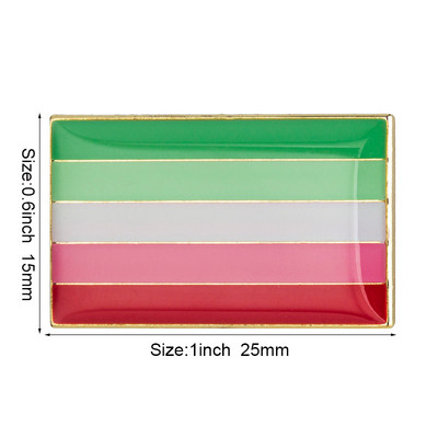 Demiseksuaalne uhkuse lipp Hall uhkus Alloromantiline aseksuaalne uhkus vikerkaar ja aseksuaalne demiromantiline uhkus Soofauni lipuga suur rinnanõel