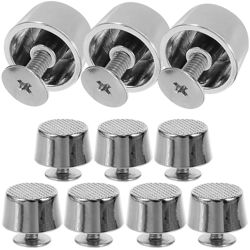 10 gab. Rokassomas Čemodāns Conchos Mazas Metāla Stud DIY Materiāli Manuālas Kniedes Maks Dzelzs Piederumi Somiņas Skrūves