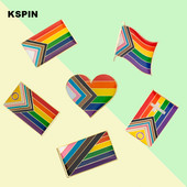 Progresa lepnuma nozīmītes simbols Piespraudes Metāla nozīmītes Dekoratīvas piespraudes piespraudes apģērbiem Piespraudes Rotaslietas XY0773