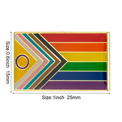 Progresa lepnuma nozīmītes simbols Piespraudes Metāla nozīmītes Dekoratīvas piespraudes piespraudes apģērbiem Piespraudes Rotaslietas XY0773