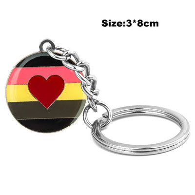 Szivárvány nyaklánc LMBT jelvény Pride hajtóka, Pride szivárvány kitűzőtű bross