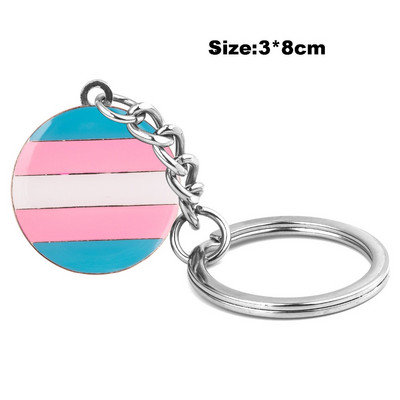 Szivárvány nyaklánc LMBT jelvény Pride hajtóka, Pride szivárvány kitűzőtű bross