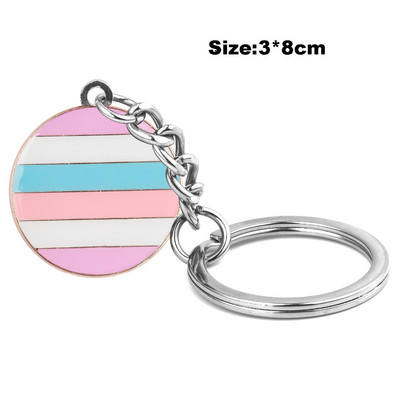 Szivárvány nyaklánc LMBT jelvény Pride hajtóka, Pride szivárvány kitűzőtű bross