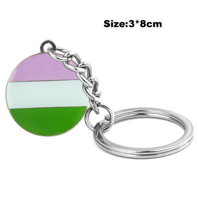 Szivárvány nyaklánc LMBT jelvény Pride hajtóka, Pride szivárvány kitűzőtű bross