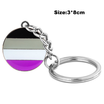 Szivárvány nyaklánc LMBT jelvény Pride hajtóka, Pride szivárvány kitűzőtű bross