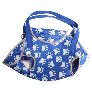 Чанта за носене на домашен любимец Регулируема лента за закопчаване презрамка Дишаща дамска чанта със сладки щампи Преносима чанта за пътуване на открито Домашна котка Куче за носене