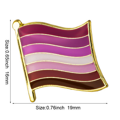 LGBT varavīksnes homoseksuāļu lūpu krāsa Skūpsts lūpa Lesbiešu lepnuma nozīmīte Lepnuma sirds formas karogs atloka piespraudes nozīmītes piespraude Piespraudes ikonas XY0633