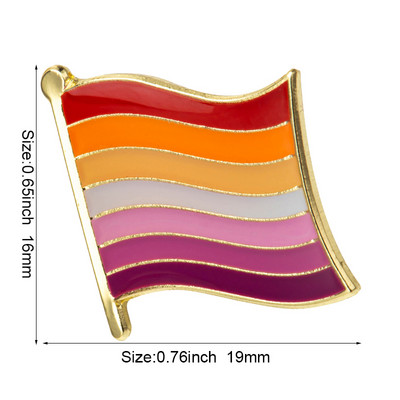 LGBT varavīksnes homoseksuāļu lūpu krāsa Skūpsts lūpa Lesbiešu lepnuma nozīmīte Lepnuma sirds formas karogs atloka piespraudes nozīmītes piespraude Piespraudes ikonas XY0633