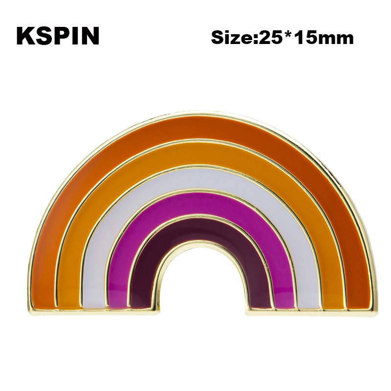 LGBT varavīksnes homoseksuāļu lūpu krāsa Skūpsts lūpa Lesbiešu lepnuma nozīmīte Lepnuma sirds formas karogs atloka piespraudes nozīmītes piespraude Piespraudes ikonas XY0633