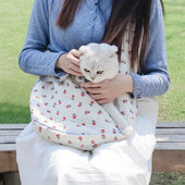 Kutya kiskutya cica hordtáska kisállat táska cipzárral záródó puha, nagy hely, kézzel készített kisállat utazáshoz