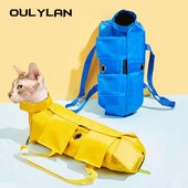 Oulya Spot Pet kimenő táska Hordozható összecsukható macska hátizsák Macska biztonsági táska Speciális fix macskatáska megfogáshoz és harapáshoz