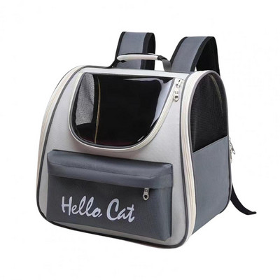 Naminių gyvūnėlių krepšys Atsparus įbrėžimams Lengvai valomas Pakabinamas įrankis Tinklelio dizainas Žygiai Stovyklavietės Naminių gyvūnėlių nešiojimo krepšys Katės krepšys lauke