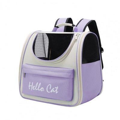 Naminių gyvūnėlių krepšys Atsparus įbrėžimams Lengvai valomas Pakabinamas įrankis Tinklelio dizainas Žygiai Stovyklavietės Naminių gyvūnėlių nešiojimo krepšys Katės krepšys lauke