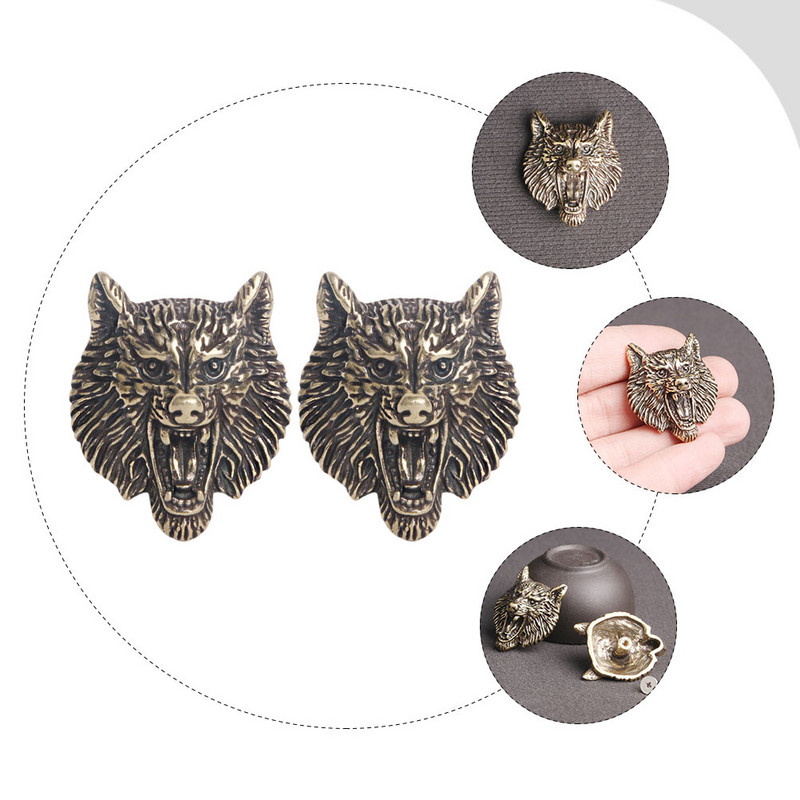 2 gab. Pielikums Metāla apdare Misiņa Sīkrīka sprādzes Ornaments Aksesuāri Šiks dekors Stilīgas pogas DIY Concho Bag