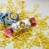 1000gab./somiņa Zelts Metāliski Dobu Zvaigznes Konfeti Kāzu Ballīšu Dekorēšanai Diy Dzimšanas Dienu Aksesuāri Svētku Dekors PVC Izejmateriāli