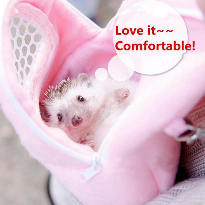 Kvėpuojantis nešiojamas mažas šiltas žiurkėno naminių gyvūnėlių nešiklis Kelioninis paketinis krepšys Kelioniniai krepšiai Jūrų kiaulytės nešiojimo tinklinis maišelis Naminių gyvūnėlių produktai