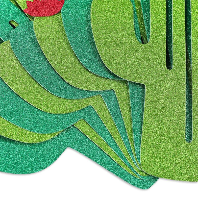 2M Blagdanska zabava Dekoracija Kaktus Zastavica Banner Rođendanska zabava Vjenčanje Dječji tuš Viseći vijenac Potrepštine za dekoraciju zabave