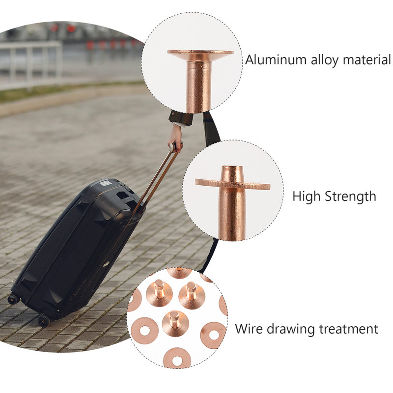 20 komplekti Kniedes komplekts Kniedes komplekts Metāla kniedes Cauruļveida metāla kniedes ar perforatora iestatīšanas rīku DIY amatniecības apģērbu remontam