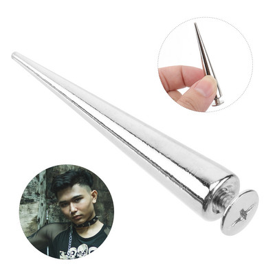 Apģērbs DIY Amatniecības piederumi Panka kniedes sakausējuma konusa nagu kniedes tapas uzskrūvējams