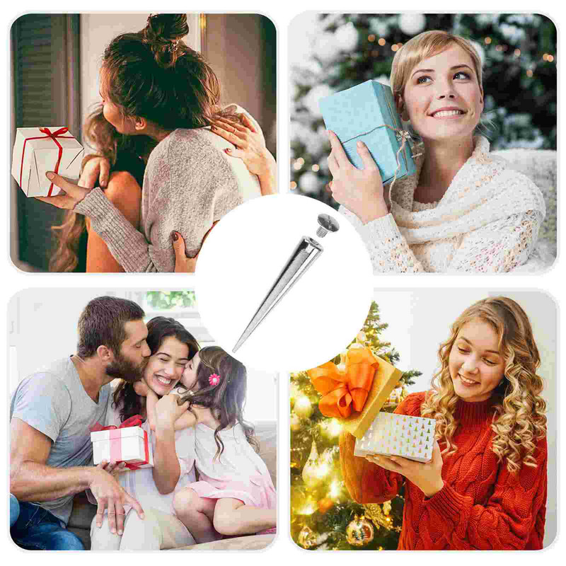 Apģērbs DIY Amatniecības piederumi Panka kniedes sakausējuma konusa nagu kniedes tapas uzskrūvējams