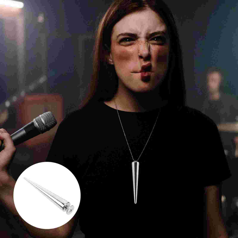 Apģērbs DIY Amatniecības piederumi Panka kniedes sakausējuma konusa nagu kniedes tapas uzskrūvējams