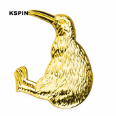 Új-zélandi kiwi madár jelvények a hátizsák kitűzőn, hajtókáján, kitűzőn